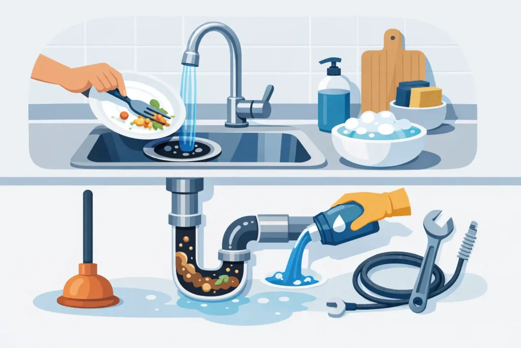 How to Prevent Clogged Kitchen Drains at Home