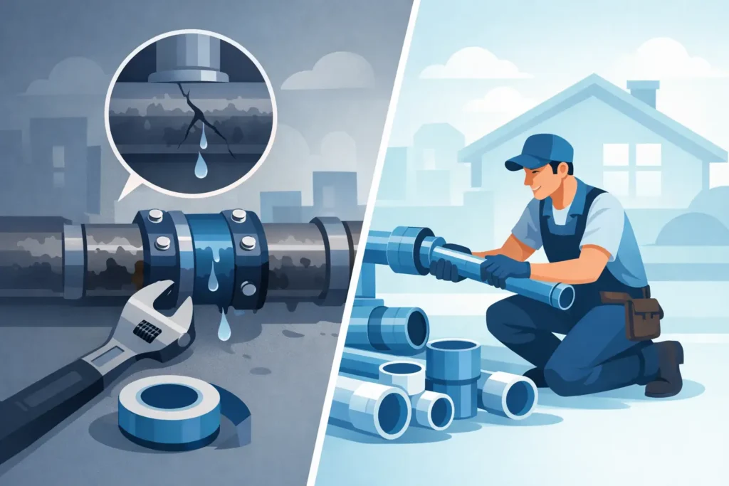 Pipe Repair vs Repiping: Which Fix Is Right?